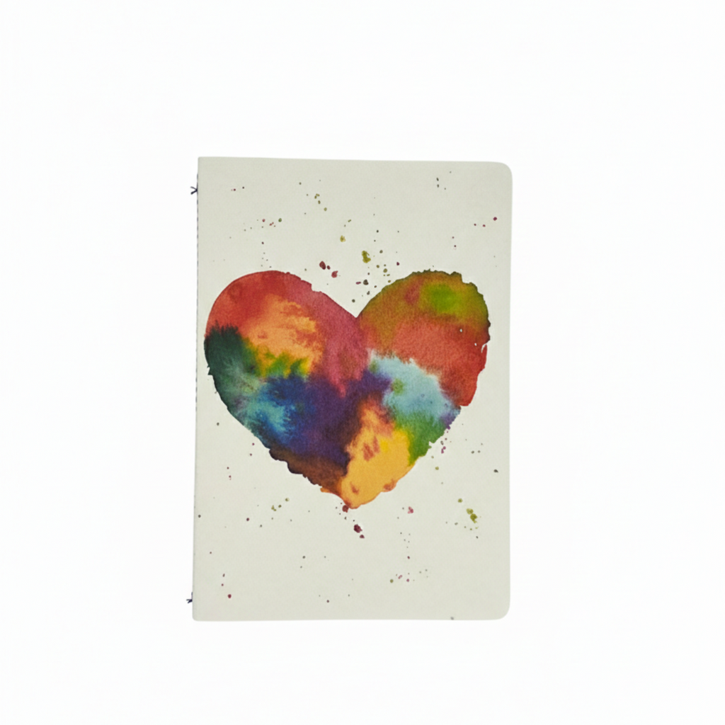 Cuaderno Corazón Splash